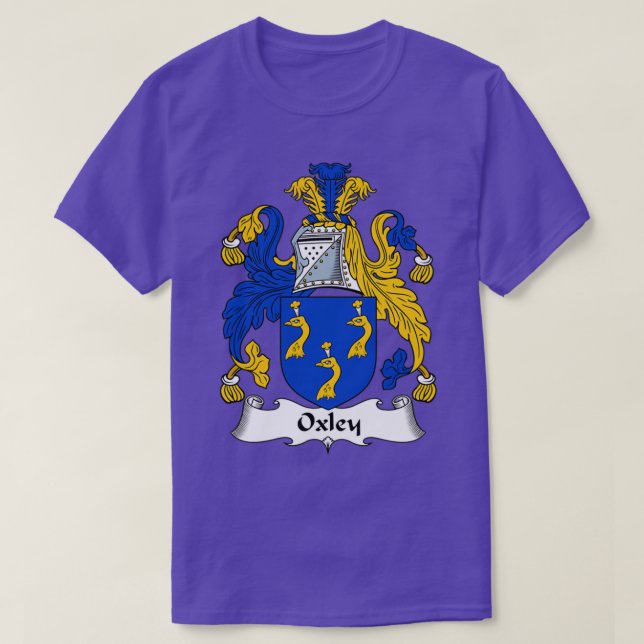 Camiseta Escudo de Oxley de Armas (Diseño del anverso)
