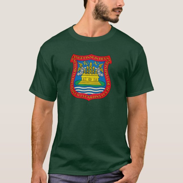 Camiseta Escudo de Puebla de los Ángeles, México (Anverso)