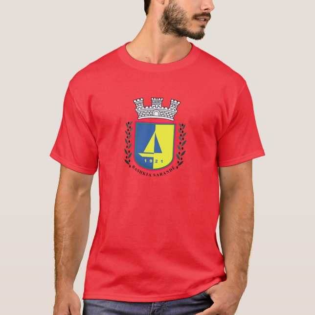 Camiseta Escudo de Sarandë, Albania (Anverso)
