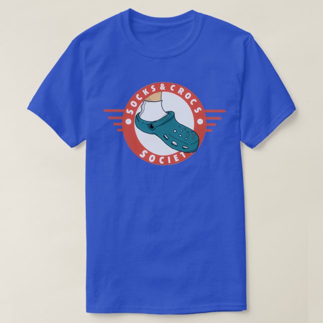 Camiseta Escudo de Socks and Crocs Society (Diseño del anverso)
