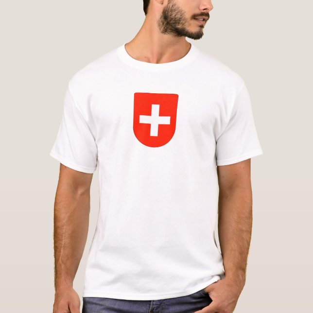Camiseta Escudo de Suiza (Anverso)