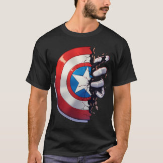 Camiseta Escudo de superhéroes con puño