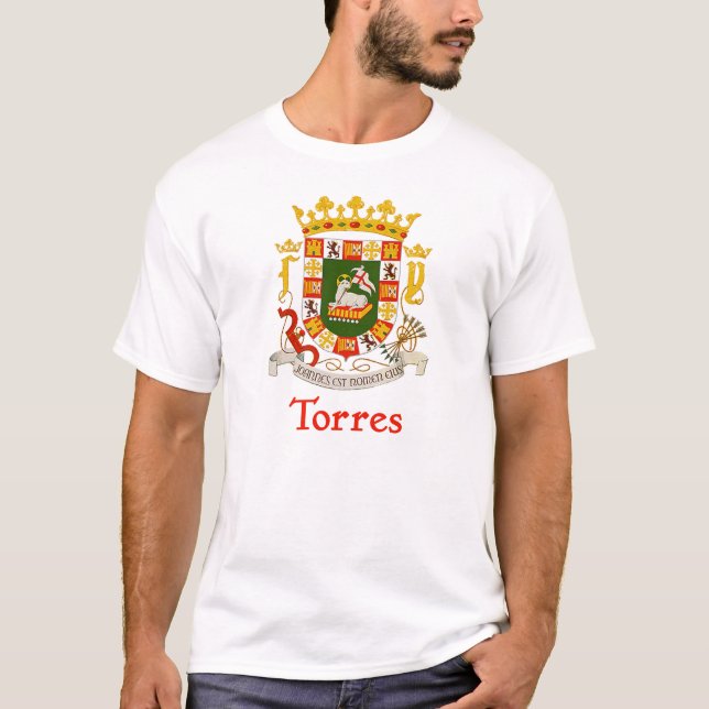 Camiseta Escudo de Torres de Puerto Rico (Anverso)