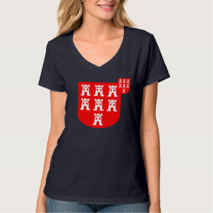 Camiseta Escudo de Transilvania blanco rojo