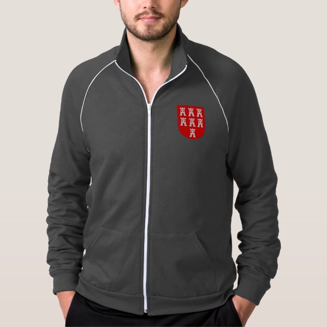 Camiseta Escudo de Transilvania blanco rojo (Anverso)