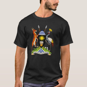 Camiseta Escudo de Uganda: souvenir de Kampala con la bande
