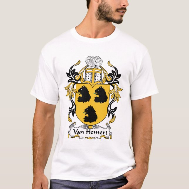 Camiseta Escudo de Van Hemert Family (Anverso)