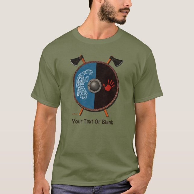 Camiseta Escudo de vibración y ejes (Anverso)