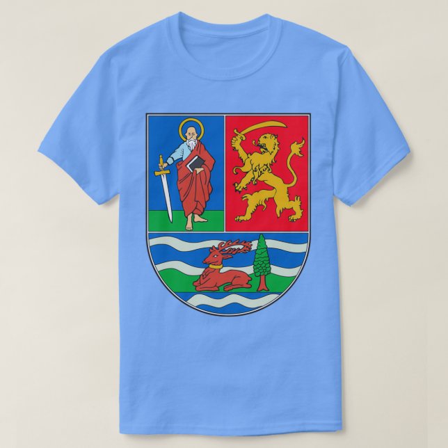 Camiseta Escudo de Vojvodina Serbia (Diseño del anverso)