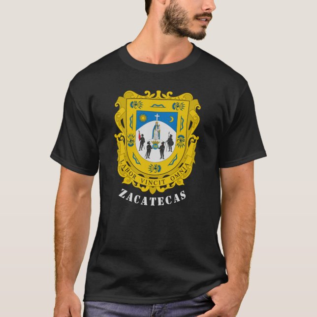 Camiseta Escudo de Zacatecas, México (Anverso)