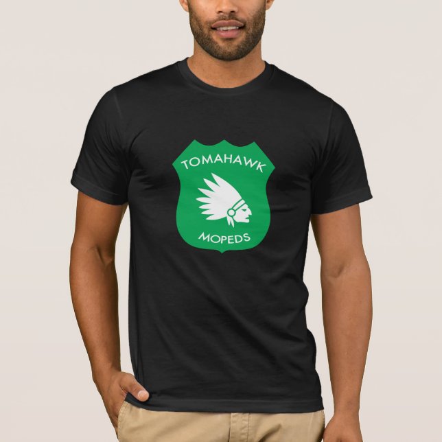 Camiseta Escudo del americano de la hacha de guerra (Anverso)