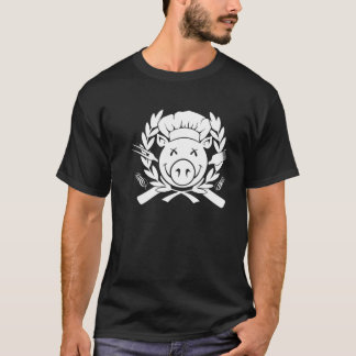 Camiseta Escudo del Bbq - impresión blanca