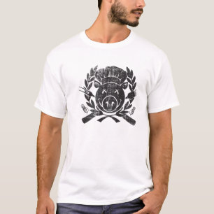 Camiseta Escudo del Bbq - negro llevado