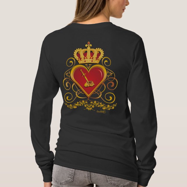 Camiseta Escudo del corazón de la reina (Reverso)