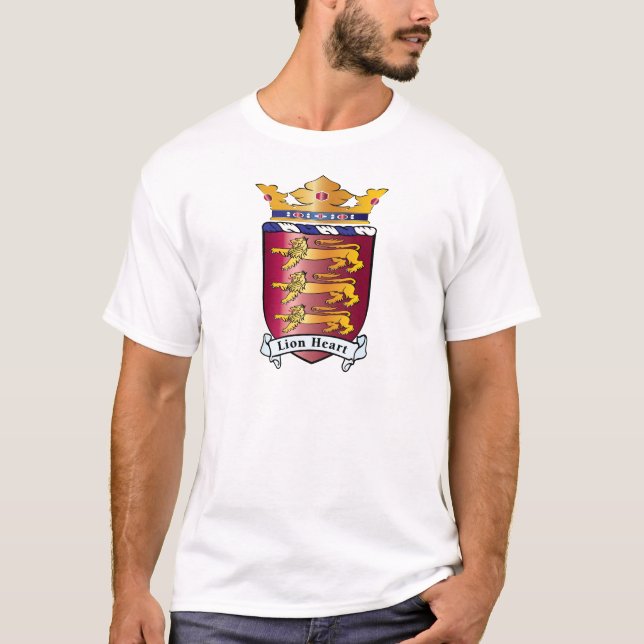 Camiseta Escudo del corazón del león (Anverso)