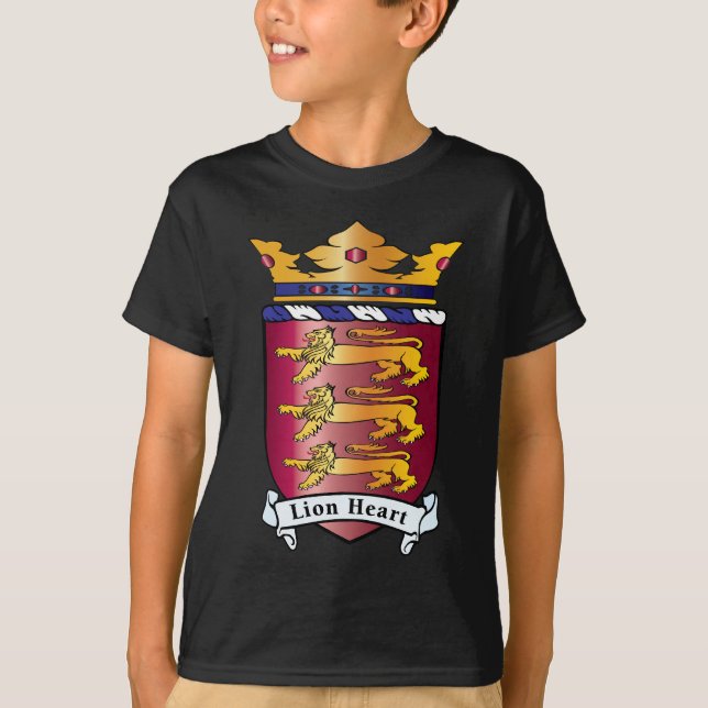 Camiseta Escudo del corazón del león (Anverso)