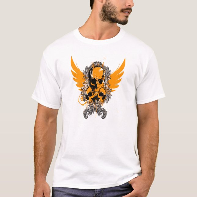 Camiseta Escudo del cráneo (Anverso)