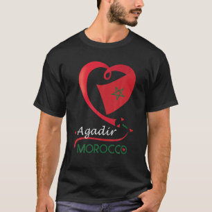 Camiseta Escudo del emblema del corazón de la bandera nacio