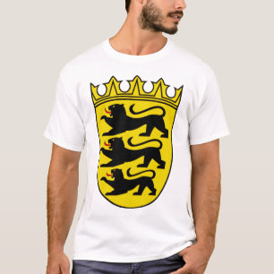 Camiseta Escudo del estado alemán de Baden-Wurttemberg