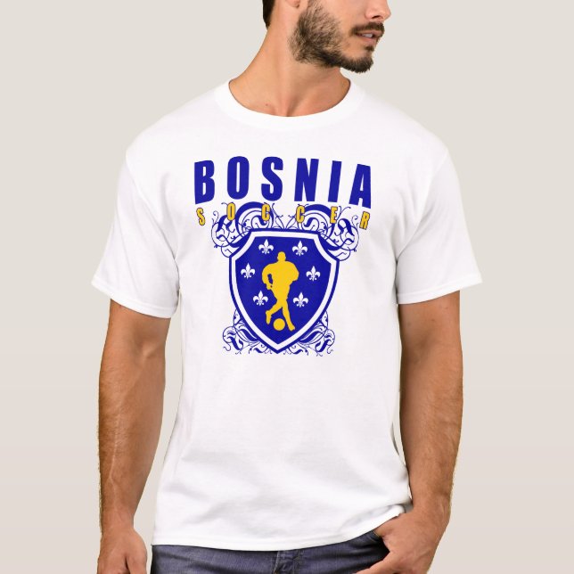 Camiseta Escudo del fútbol de Bosnia (Anverso)