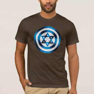 Camiseta Escudo del héroe de capitán Israel