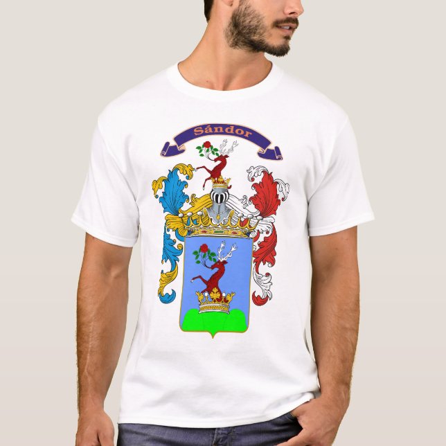Camiseta Escudo del húngaro de la familia de Sandor (Anverso)