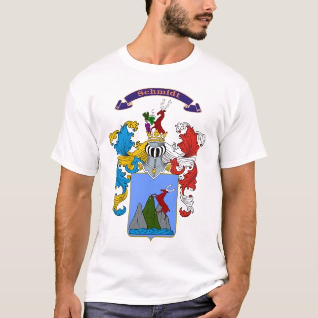 Camiseta Escudo del húngaro de la familia de Schmidt (Anverso)