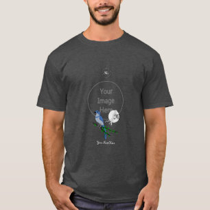 Camiseta Escudo del Monograma Jay de Florida Scrub