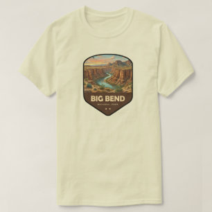Camiseta Escudo del Parque Nacional Big Bend