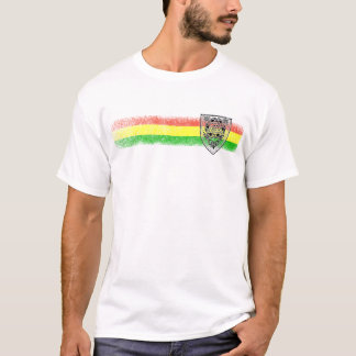 Camiseta Escudo del reggae de Rasta de David