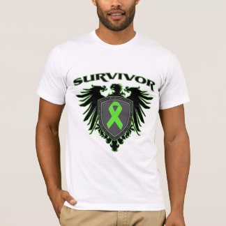 Camiseta Escudo del superviviente del cáncer del linfoma
