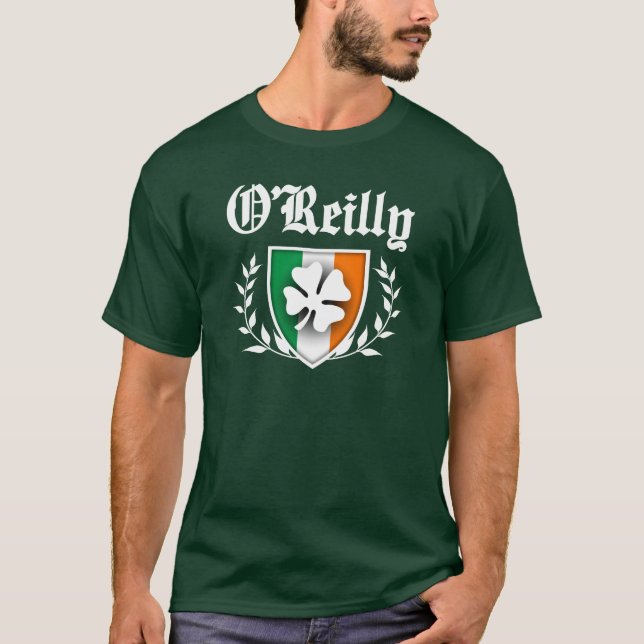 Camiseta Escudo del trébol de la familia de O'Reilly (Anverso)