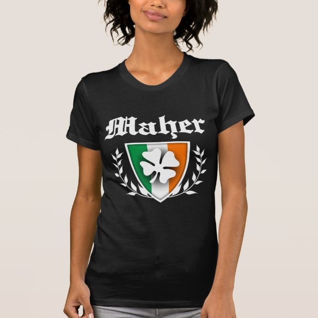 Camiseta Escudo del trébol de Maher (Anverso)
