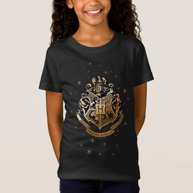 Camiseta ESCUDO dorado de HOGWARTS™ (Anverso)