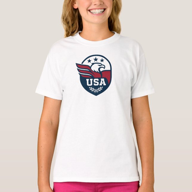 Camiseta ESCUDO Eagle de EE.UU. (Anverso)