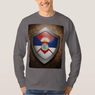 Camiseta Escudo Eco-Guerrero: Manga inspirada en Paraguay