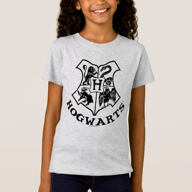 Camiseta Escudo escolar Vintage HOGWARTS™ (Anverso)