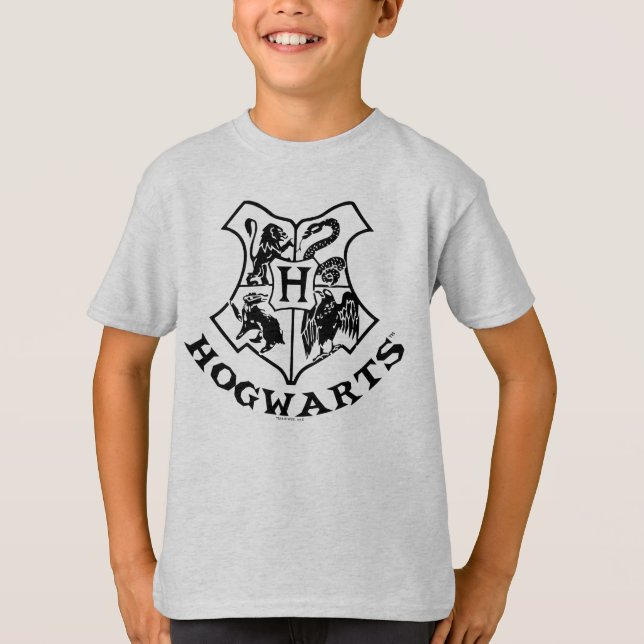 Camiseta Escudo escolar Vintage HOGWARTS™ (Anverso)