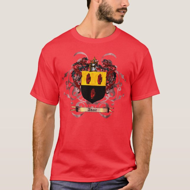 Camiseta Escudo/escudo de armas de Adair (Anverso)
