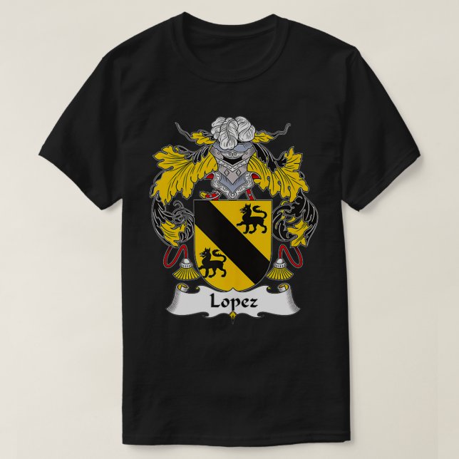 Camiseta Escudo familiar de López  (Diseño del anverso)