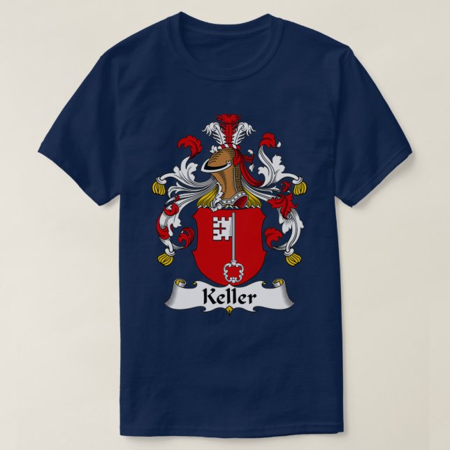 Camiseta Escudo familiar Keller Coat of Arms (Diseño del anverso)