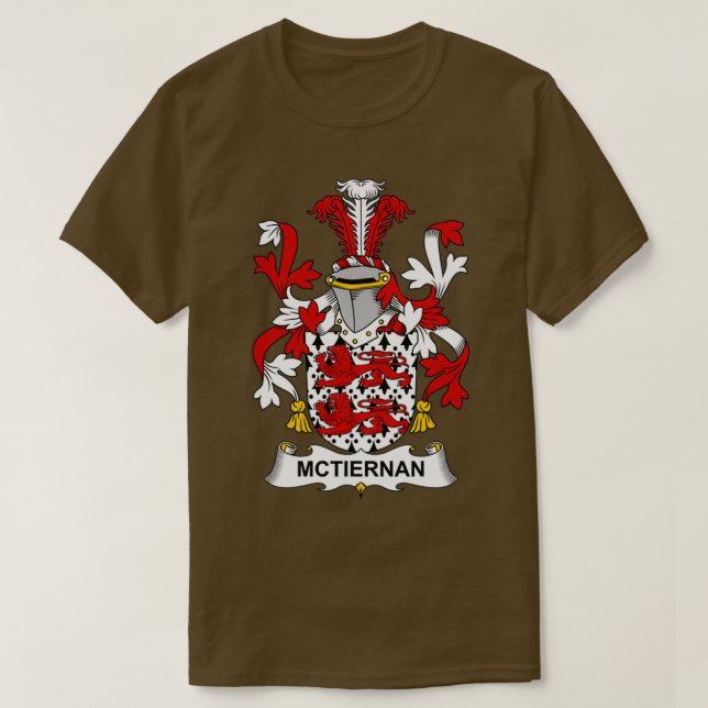 Camiseta Escudo familiar McTiernan (Diseño del anverso)