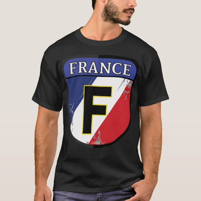 Camiseta Escudo francés en Francia (Anverso)