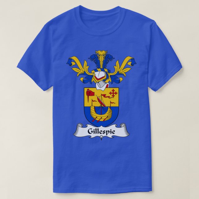 Camiseta Escudo Gillespie Escudo de Armas (Diseño del anverso)