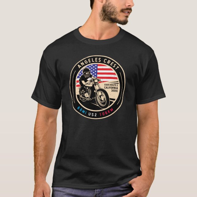 Camiseta Escudo Highway California Motorcycle (Anverso)