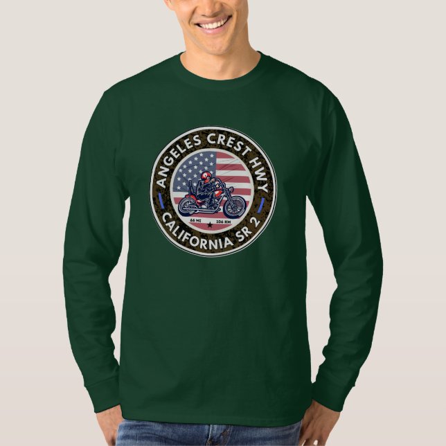 Camiseta Escudo Highway California State Route (Anverso)