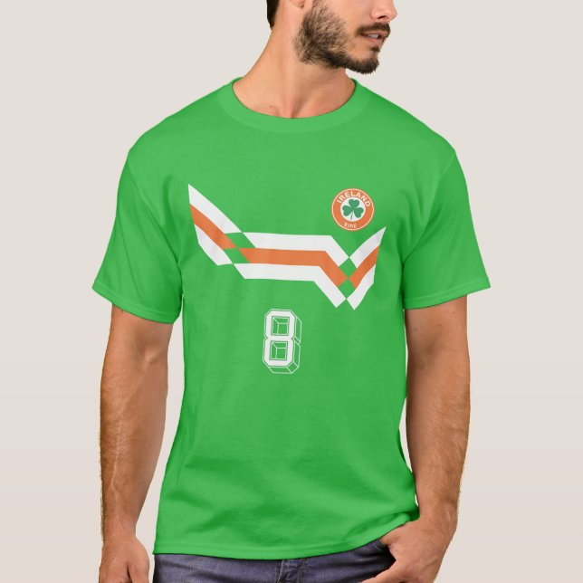Camiseta Escudo irlandés de fútbol Eire  (Anverso)