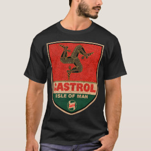 Camiseta Escudo Isle Of Man Tt Vintage Como El Infierno