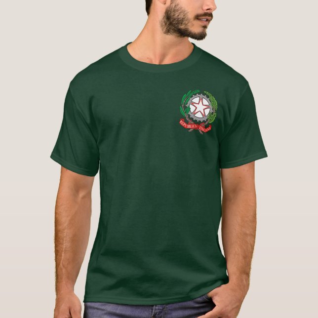 Camiseta Escudo italiano de armas (Anverso)