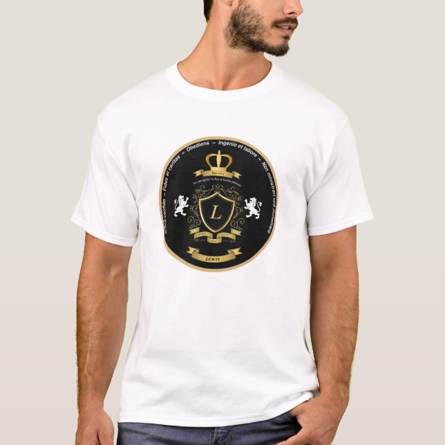 Camiseta Escudo Lewis para hombres (Anverso)